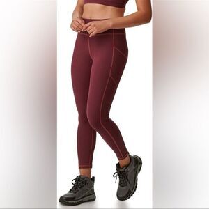 Bass Outdoor BFlex BCool High-Rise Pocket Leggings - Burgundy - Size Large - NWT